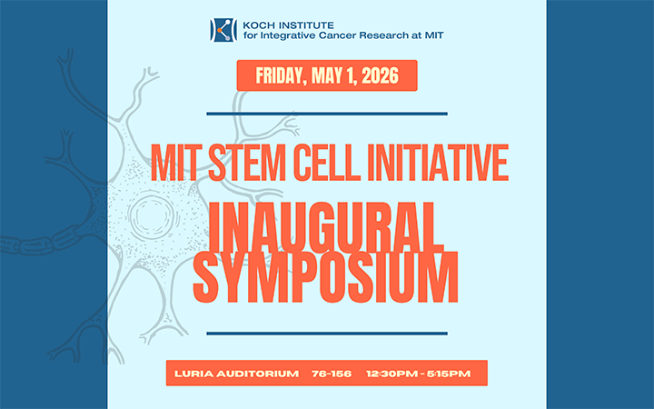 MIT Stem Cell Initiative Inaugural Symposium