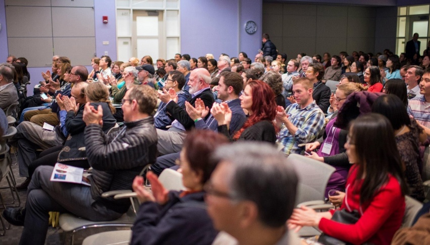 audience at a talk