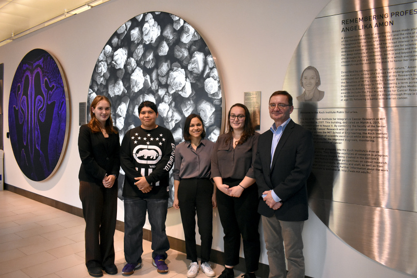 Amon Award winners and the Weis family pose together in the KI Galleries