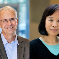 Side-by-side headshots of Matthew Vander Heiden and Fan Wang