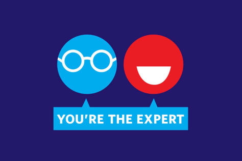 you're the expert logo