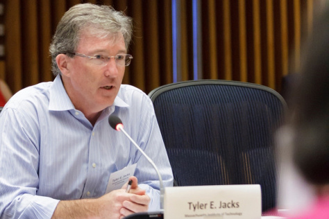 Tyler Jacks testifying before the U.S. House Committee on Oversight and Government Reform