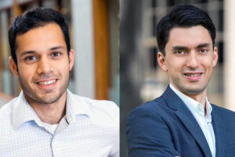 Headshots of Siddharth Krishnan and Greg Ekchian