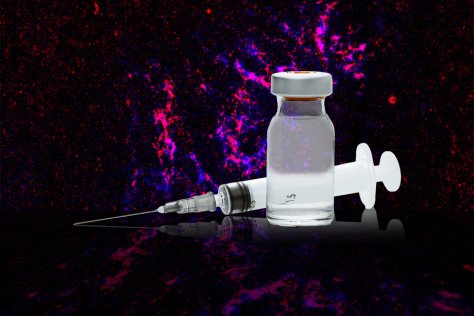 Syringe and vaccine vial