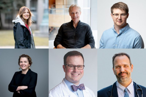 Group of six portrait photos in two rows.