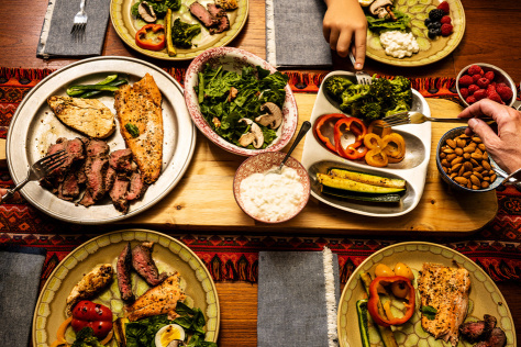 Photo of various plates of foods